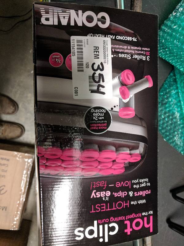 lot 354 image: Conair Xtreme Instant Heat Hot Rollers