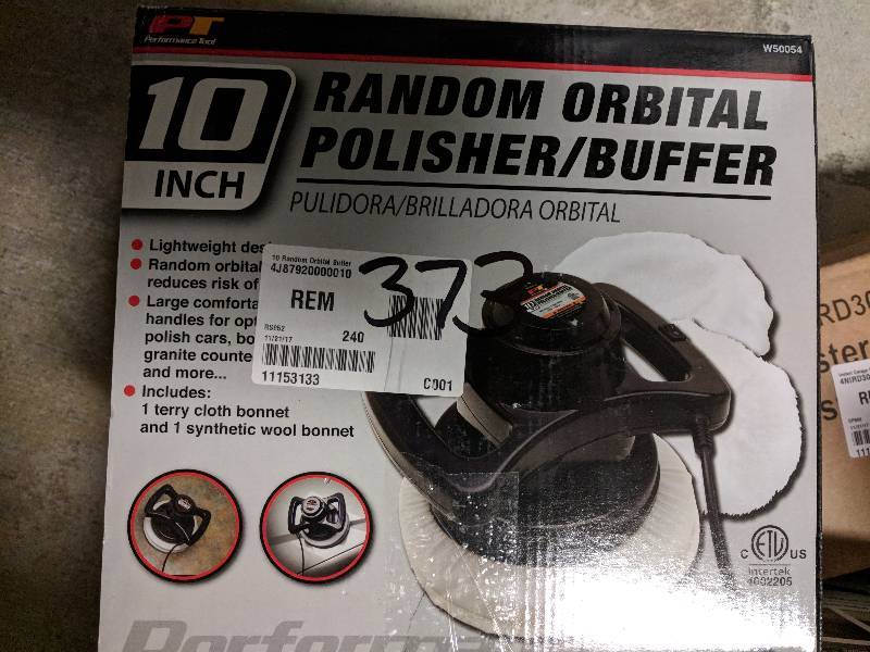 lot 373 image: 10 Random Orbital Buffer