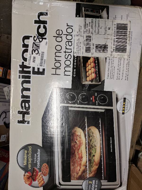 lot 378 image: Hamilton Beach Convection Oven wRotisserie