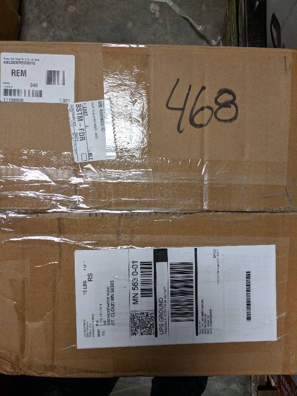 lot 468 image: Power Air Fryer XL 5.3-qt. Red