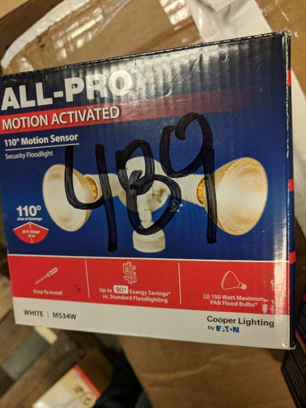 lot 489 image: All Pro Floodlight Promo - White