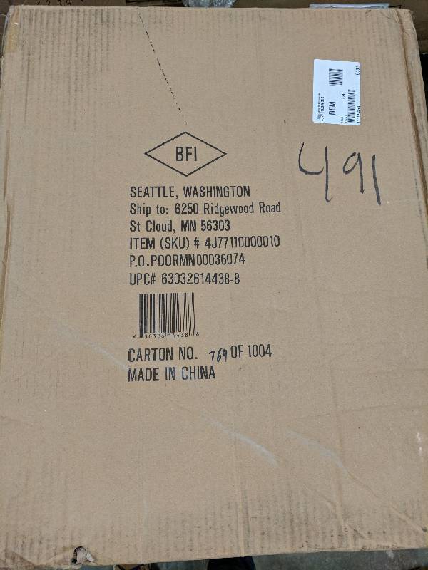 lot 491 image: Optimus 14 Oscillating Radiant Dish Heater with Remote