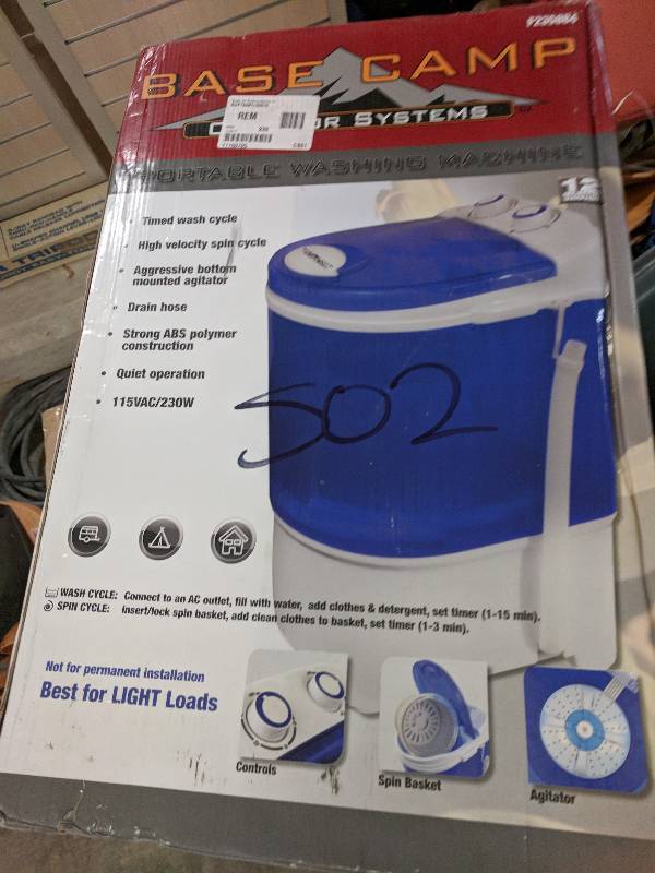 lot 502 image: Mr. Heater Basecamp Portable Washing Machine