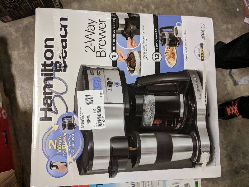 lot 504 image: Hamilton Beach The Scoop 12-Cup 2-Way Brewer