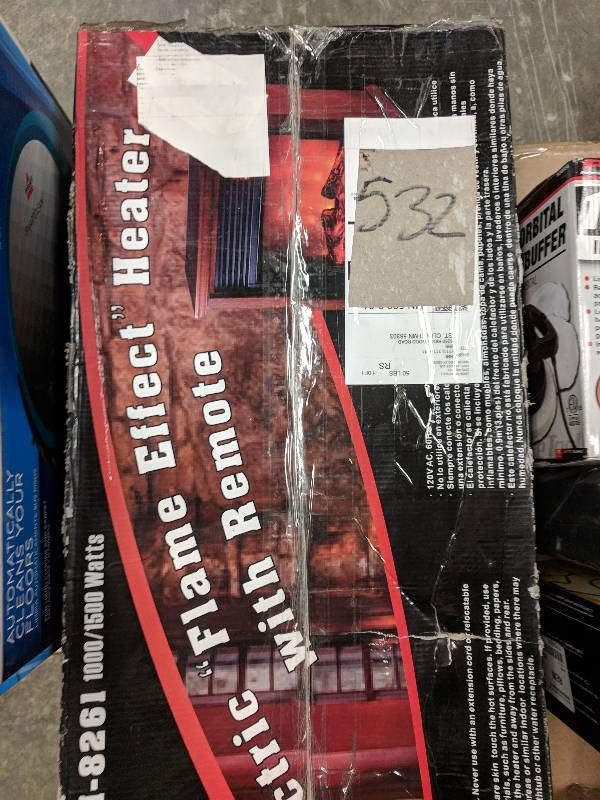 lot 532 image: Optimus Fireplace Infrared Heater
