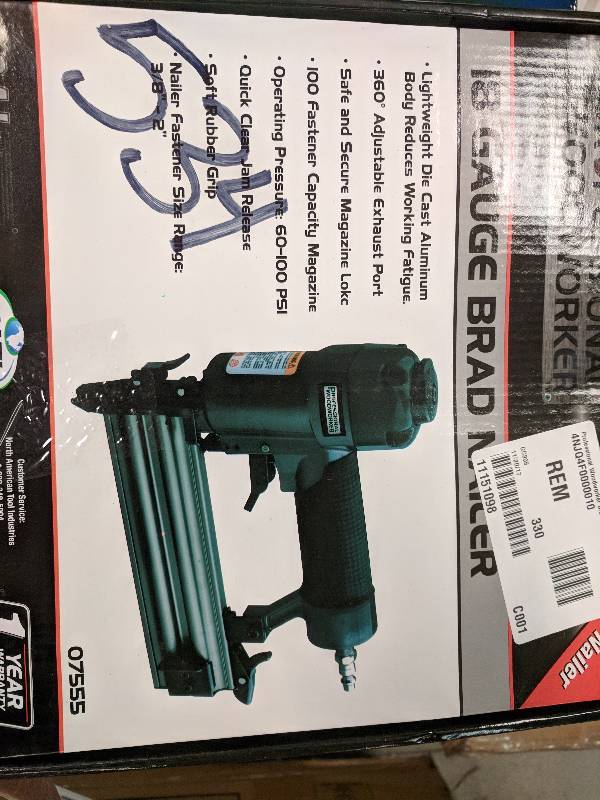 lot 534 image: Professional Woodworker Brad Nailer