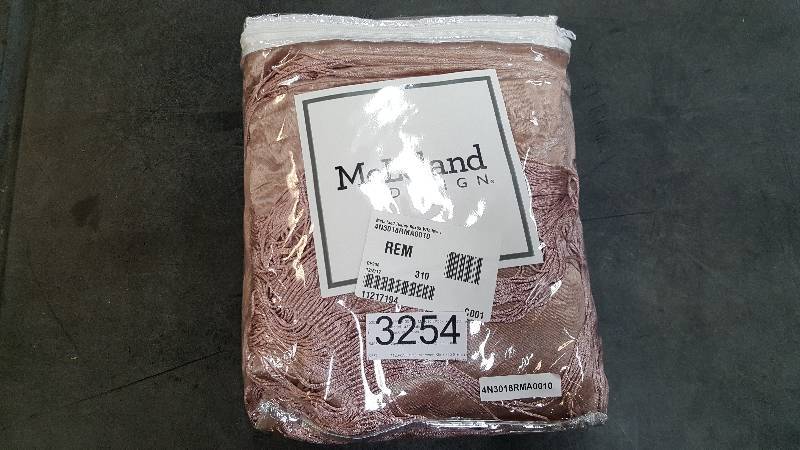 McLeland Design Halley 56 x 63 6-Pc. One-Rod Drapery Set,&nbsp&nbsp Color - Mauve
