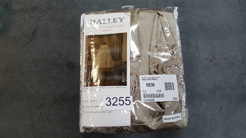 McLeland Design Halley 56 x 63 6-Pc. One-Rod Drapery Set,&nbsp&nbsp Color - Taupe