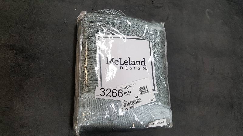 McLeland Design Halley 56 x 84 6-Pc. One-Rod Drapery Sets,&nbsp Color - Ice Blue
