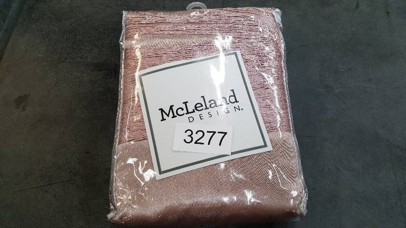 McLeland Design Halley 56 x 84 6-Pc. One-Rod Drapery Sets Mauve