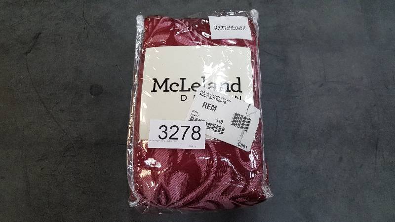McLeland Design Venetian 84 x 84 Panel Pair Red