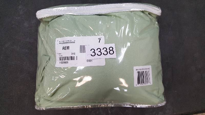 alcove Solid Color Microfiber Sheet Set Green - King SAGE GREEN