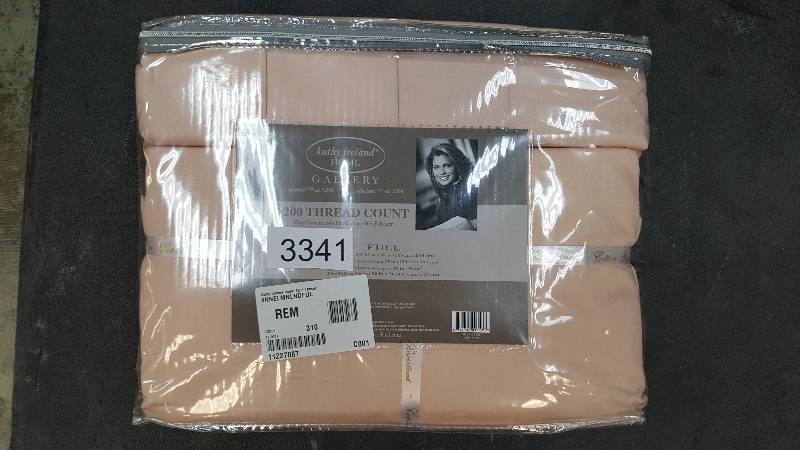 Kathy Ireland Home 1200 Thread Count Cotton-Rich 6-Pc. Sheet Set Salmon Color - Full SALMON