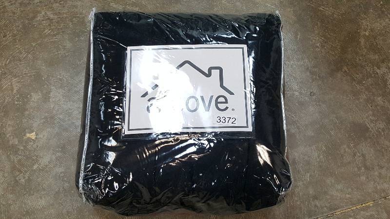 alcove Solid Color Microfiber Reversible Comforter True BlackSun Dried Tomato - King