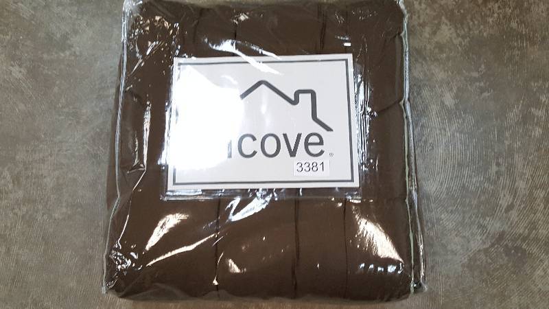 alcove Solid Color Microfiber Reversible Comforter Dark Chocolate - King