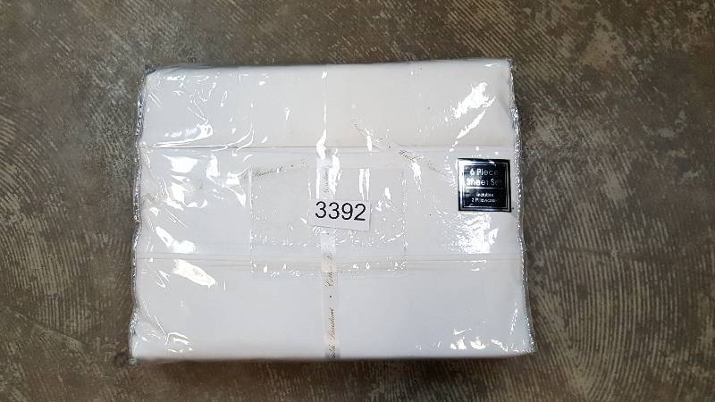 Kathy Ireland Home 1200 Thread Count Cotton-Rich 6-Pc. Sheet Set White - Queen