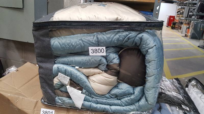 Madison Park Melanie Charmeuse 9-Pc. Comforter Set - Queen Size