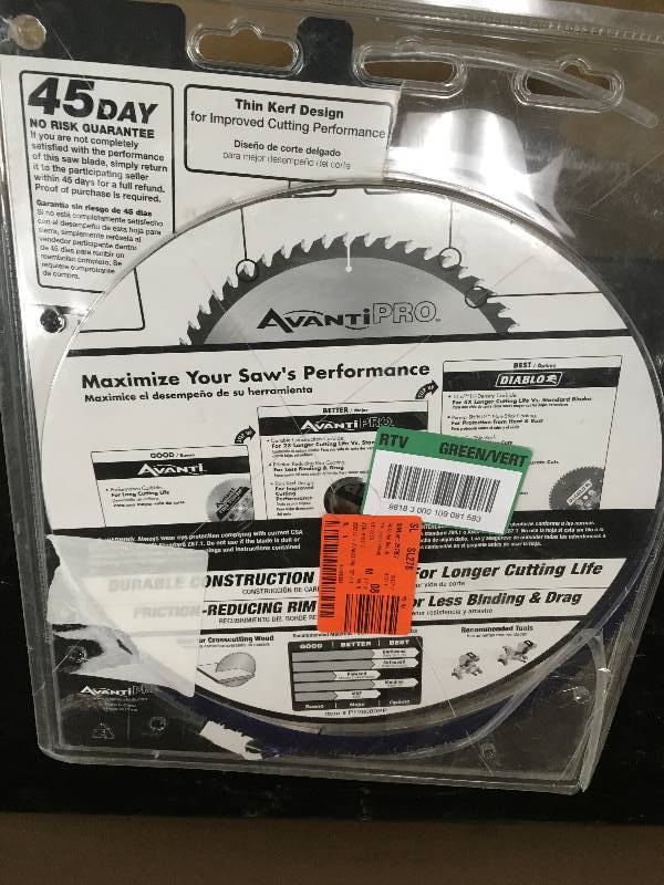 Diablo AvantiPRO 12 80 Teeth Fine Finish Blade not used
