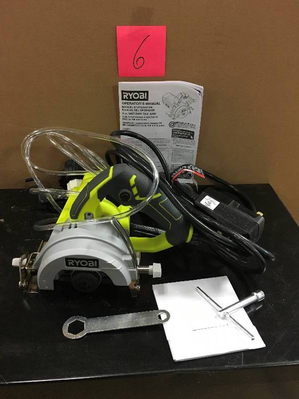 Ryobi 4 Hand Held Tile Saw in like New conditions