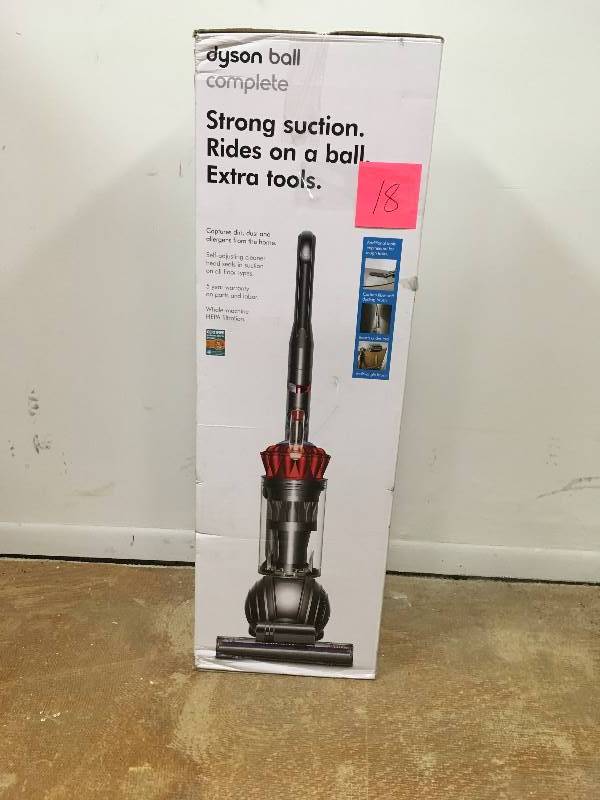 Dyson Ball Complete Upright Vacuum with Extra Tools, RedsPinks in like New conditions