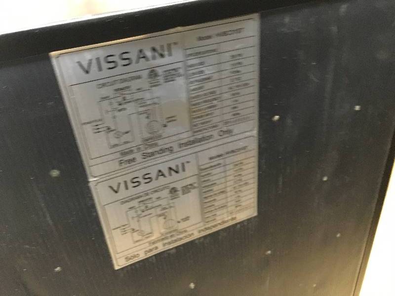 Vissani Beverage Cooler, Does Not Work, Parts on repair only