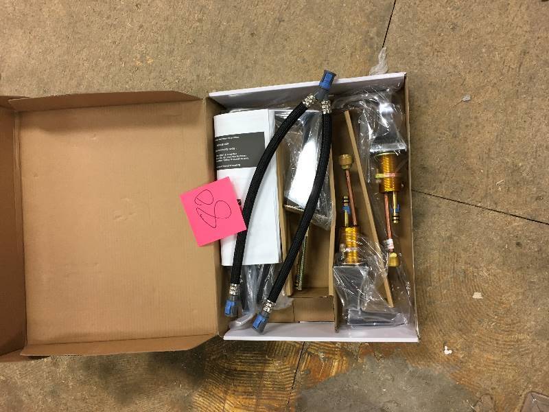 Glacier Bay Aselyn 8 in. Widespread 2-Handle High-Arc Bathroo Faucet in Chrome not used