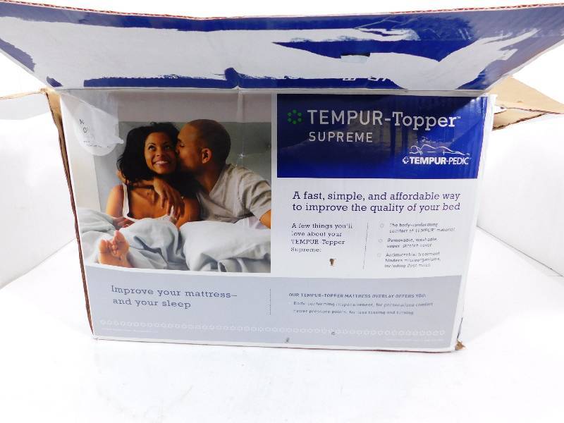 lot 98 image: Tempur-Pedic TEMPUR-Topper Supreme 3-Inch Mattress Topper Queen