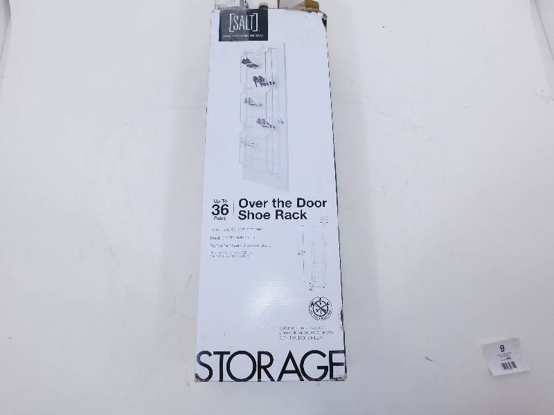 lot 9 image: Salt Over The Door Shoe Rack