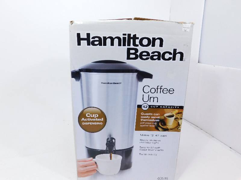 lot 27 image: 42 Cup Hamilton Beach Coffee Urn
