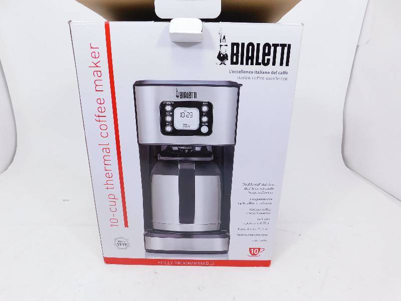 lot 44 image: Bialetti 10 Cup Thermal Coffee Maker