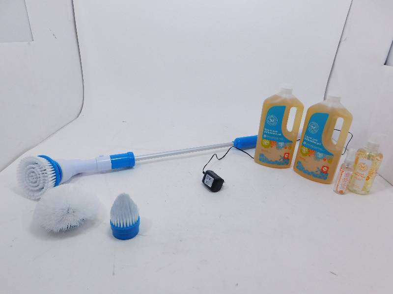 lot 71 image: Hurricane Spin Scrubber, Dishwasher Soap