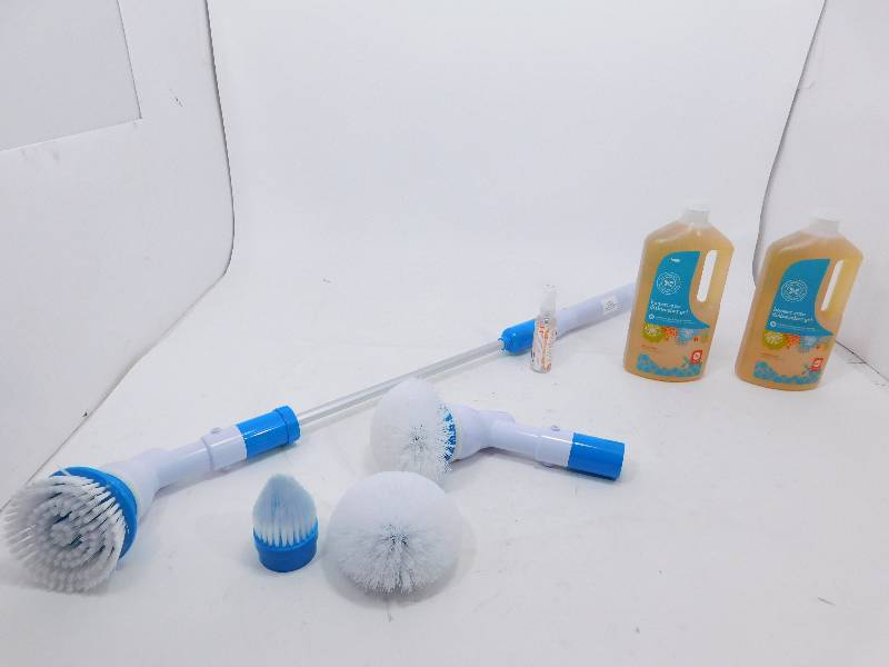 lot 72 image: Hurricane Spin Scrubber With No Charger, Dishwasher Soap