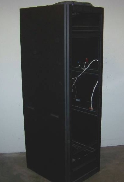 lot 89 image: Middle Atlantic, 44RU, Professional Audio  Video Equipment Rack with Power Strip and Wiring