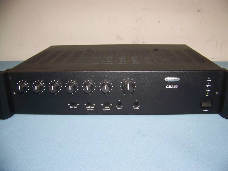 lot 69 image: Biamp, 6 Channel Mixer  Equalizer, 30 Watt Power Amplifier  Amp