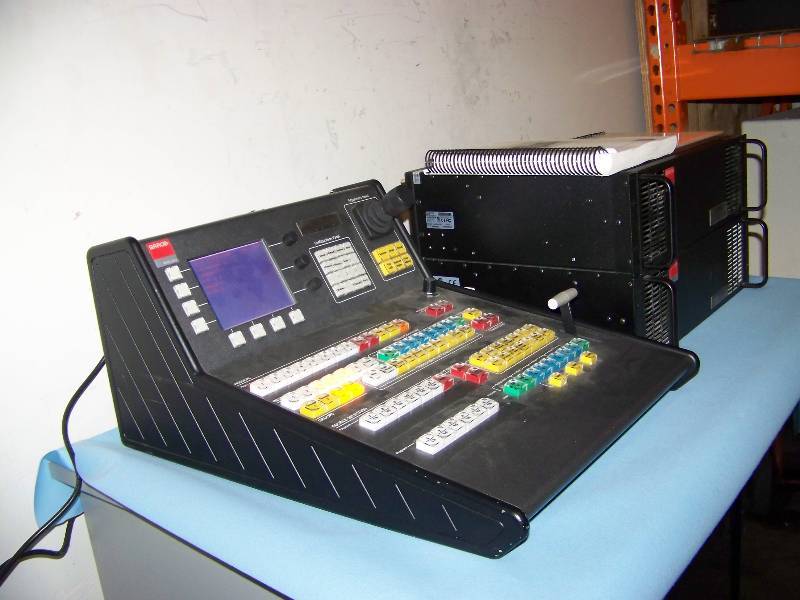 lot 81 image: Barco, Encore Presentation System Controller  Switcher and (2) Encore VP Processors