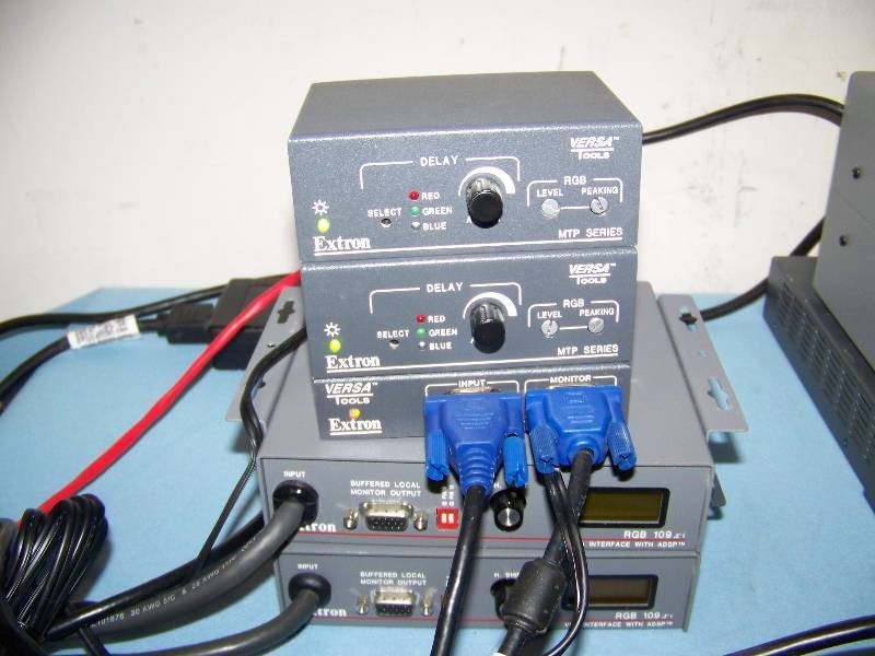 lot 83 image: Extron Electronics, VGA Interface, Distribution Amplifiers, and Video & RGB Scaler