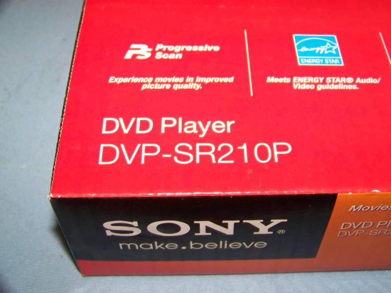 lot 50 image: Sony, DVD  CD Player with Remote Control - BRAND NEW in Original Box