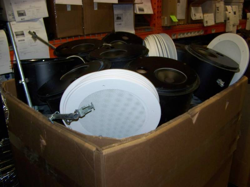 lot 121 image: (40) Tannoy, In-Ceiling Speakers with Grilles and Back Cans