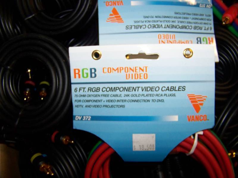 lot 149 image: (Box) RGB Component Video Cables