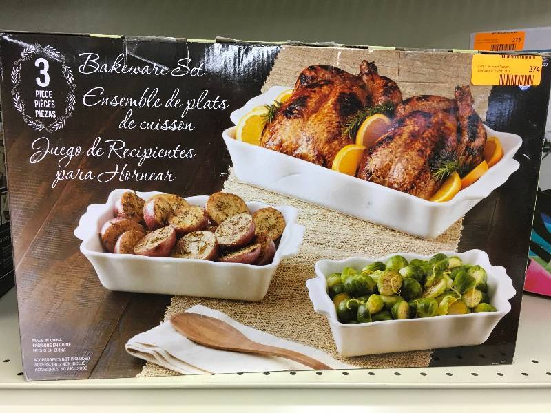 3 PIECE BAKEWARE SET