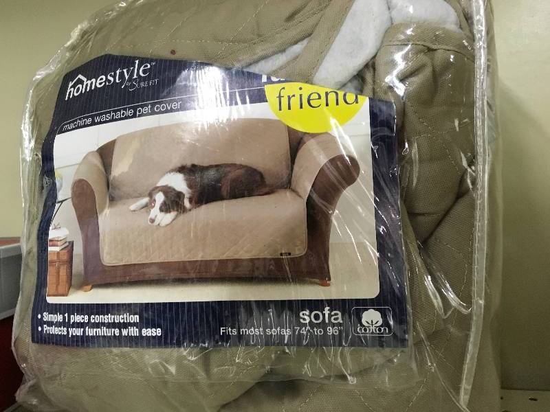 QUILTED DUCK SOFA COVER