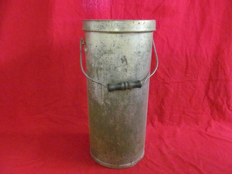 vintage  ice-cream can