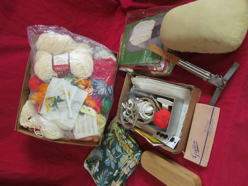 vintage sewing items