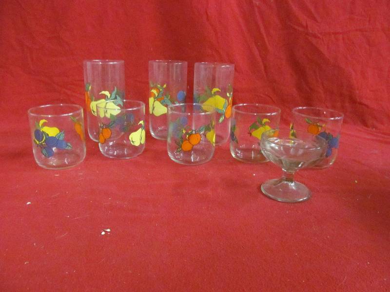 beverage glasses