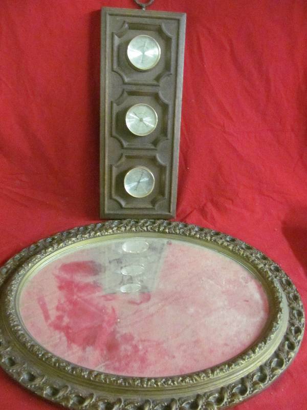hanging weather center, mirror