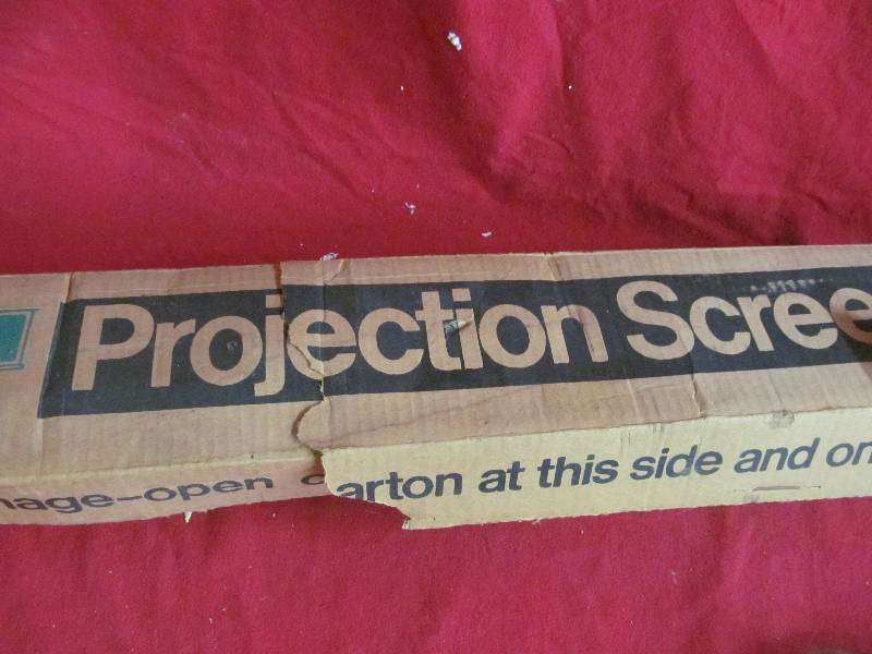 Projection screen with stand