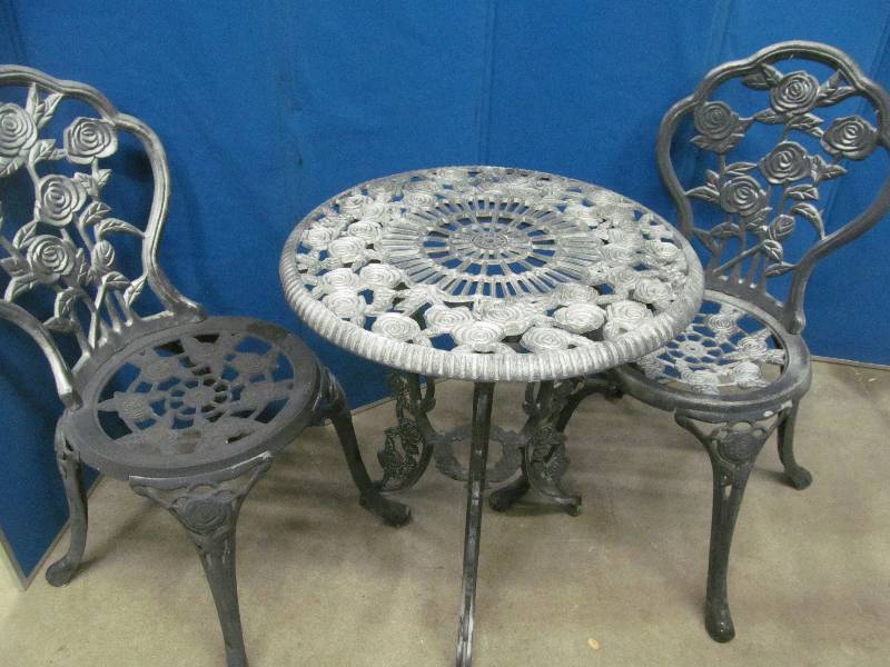 patio table, chairs