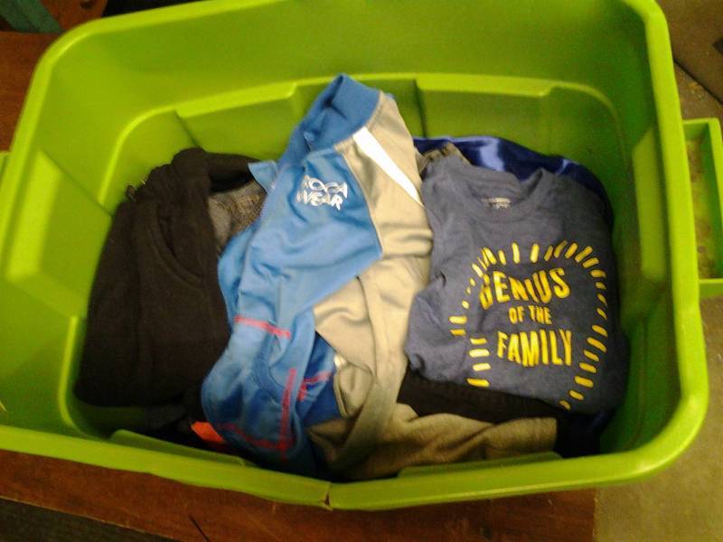 Tote Full Of Toddler Boys Clothing 18 Mo.4T