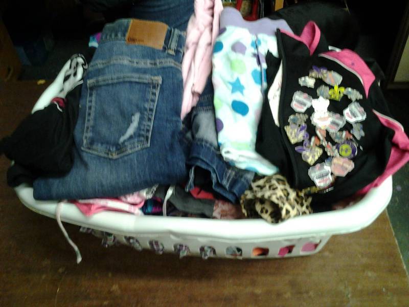 Hamper Full Of Young Girls Clothing Assorted Sizes 56, 78, 1012, More