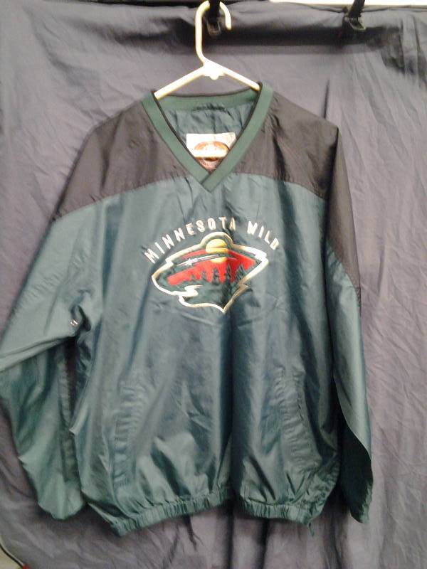 Mn Wild NHL Licensed Wind Jacket Adult Large